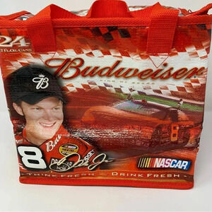 Dale Earnhardt Jr Budweiser COOLER -24 Can Insulated Soft Sided  Bag Nascar